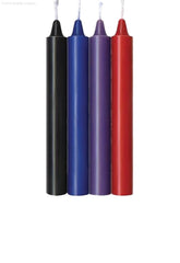 The 9's - Make Me Melt Sensual Warm-Drip Candles, 4 Pack, Passion Tones